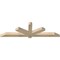 Ekena Millwork Kennewick Rough Sawn Timber Gable Bracket, Douglas Fir, 72"W x 21"H x 4"D x 4"F, 7/12 Pitch GBW072X21X0404KEN00RDF - alternate 3